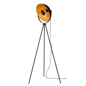 Lucide Alvaro - Vloerlamp - Ø 66,5 x 148 cm - zwart