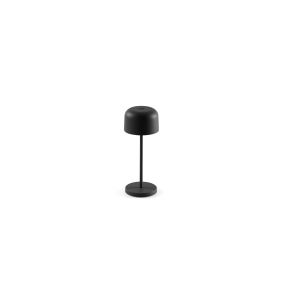 Faro Mavis - draagbare lamp - Ø 7,5 x 20 cm - 2W LED incl. - IP54 - mat zwart