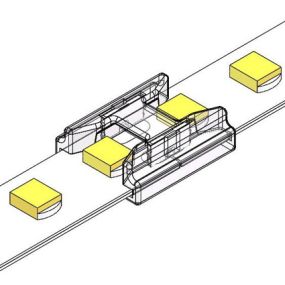 Lichtkoning - connector - voor enkelkleurige 8mm SMD LED strip