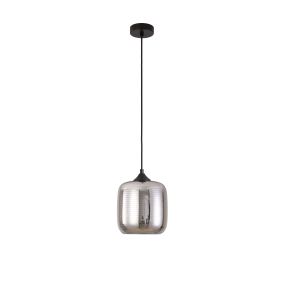 Artdelight Apollo - hanglamp - Ø 20 x 171 cm - titan en goud