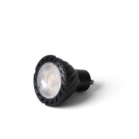 Faro LED-spot - Ø 5 x 5,8 cm - GU10 - 5W niet dimbaar - 2700K - zwart