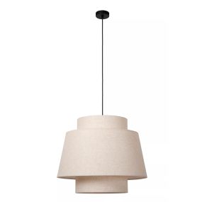Lucide Tribute - hanglamp - Ø 60 x 180 cm - beige