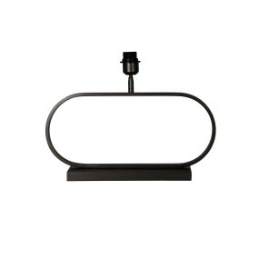 Searchlight - tafellamp voet - 47 x 13 x 27 cm - mat zwart
