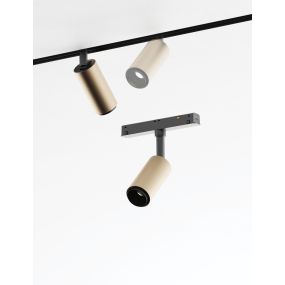 VK Lighting Eiva - magnetisch railsysteem - railspot - Ø 4,5 x 9 cm - 15W LED incl. - DALI dimbaar - brons