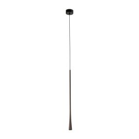 Faro Diana 600 - hanglamp - Ø 3,2 x 60 cm - 6W LED incl. - donkerbruin