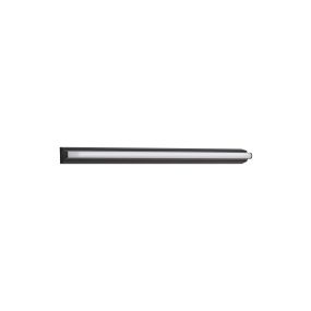 Nova Luce Endo - wandlamp - 60 x 5,5 x 4,5 cm - 19W LED incl. - IP44 - zandzwart