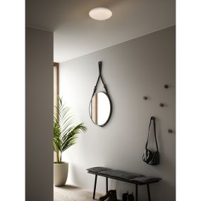 Nordlux Montone - plafondverlichting - Ø 30 x 9,5 cm - 10W LED incl. - IP44 - wit