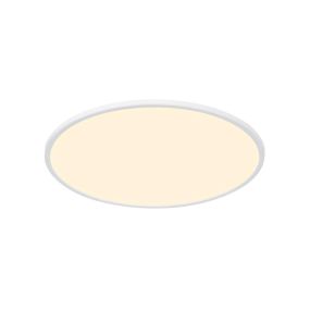 Nordlux Smart Oja - plafondverlichting - slimme verlichting - Ø 60 x 2,3 cm - 30W LED incl. - 2700K-6500K - wit