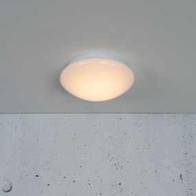 Nordlux Montone - badkamer plafondverlichting - Ø 18 x 7,5 cm - 5W LED incl. - IP44 - wit