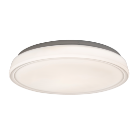Lutec Virtuo - plafondverlichting - slimme verlichting - Lutec Connect - Ø34 x 6,3 cm - 14,7W LED incl. - dimfunctie via app - 2700K-6500K - wit