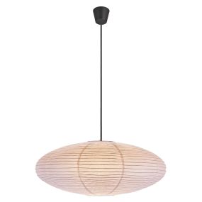 Nordlux Villo - papieren lampenkap zonder pendel - Ø 60 x 24 cm - wit