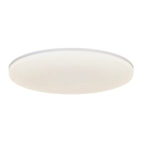 Nordlux Vic - plafondlamp - Ø 29 x 4 cm - 23,5W LED incl.  - IP21 - wit - witte lichtkleur (4000K)