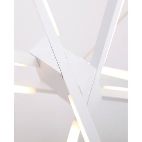 Maxlight Spider - hanglamp - Ø 114 x 200 cm - 33W LED incl. - wit