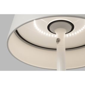 Faro TOC - vloerlamp - Ø 28 x 150 cm - 5W LED incl. - IP54 - mat wit