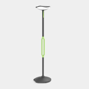 Lutec Poppy - staanlamp op zonne-energie met bluetooth luidspreker - 8W LED incl. - IP44 - grijs en groen