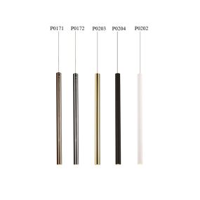 Maxlight Organic - hanglamp - Ø 2,5 x 190 cm - 1W LED incl. - chroom