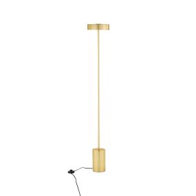Nova Luce Thea - staanlamp - Ø 20 x 135 cm - 17W  LED incl. - messing goud