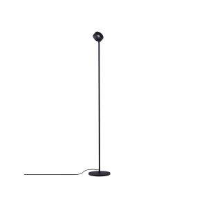 Nova Luce Irida - staanlamp - Ø 20 x 121 cm - 10W dimbaar LED incl. - zandzwart