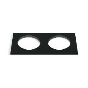 ONE Light - vierkante decoratieve dubbele basis - 10105H - zwart