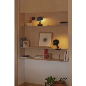 Faro Bela - tafellamp - Ø 14,6 x 24 cm - zwart