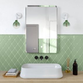Daylight Italia Coriandoli LED lamp - Ø 12,5 x 17,2 cm - E27 - 4W dimbaar - groen/transparant
