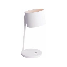 Artdelight Hive - tafellamp - Ø 18 x 40 cm - 3-standen touch schakelaar - 9,3W LED incl. - wit