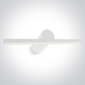 ONE Light Slim Mirror Lights - spiegellamp - 30 x 13 x 5 cm - 8W LED incl. - IP44 - wit