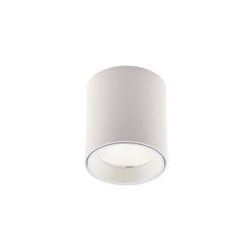 Maxlight Tub - plafondverlichting - Ø 6 x 6,5 cm - 7W LED incl. - wit