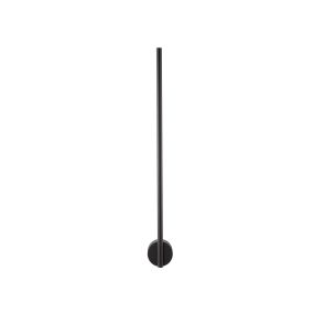 Nova Luce Aden - opbouw wandlamp - 60 x 1,5 cm - 10W LED incl. - zwart