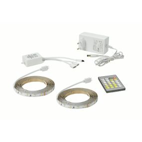 Nordlux LED strip - 0,8 cm breed, 2 x 500 cm lengte - 12Vdc - dimbaar met afstandsbediening - 3,2W LED per meter - IP44