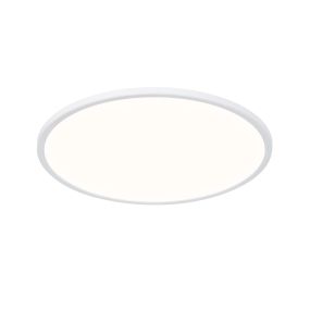 Nordlux Oja - plafondverlichting - Ø 42,4 x 2,3 cm - 19W LED incl. (3000K/4000K) - wit