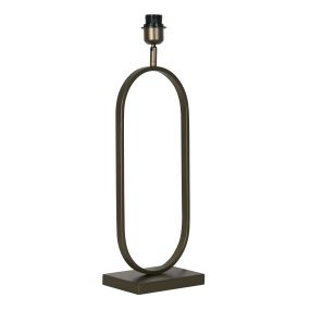 Searchlight - tafellamp voet - 20 x 13 x 55 cm - brons