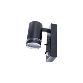 Integral LED Malaga - buiten wandlamp met bewegingssensor - met sensor override functie - 6,8 x 11,6 x 14,9 cm - IP54 - zwart