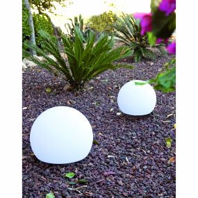 Faro Balda - draagbare lampen - 40 x 40 x 32 cm - IP55 - mat wit