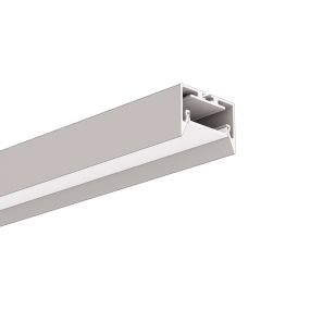 Klus Giza-ll-zmg - ledprofiel - 3,12 x 2,16 cm - geanodiseerd zilver