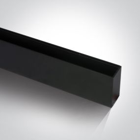 ONE Light magnetisch railsysteem MIDI - opbouwprofiel - 1 meter - 5,5 x 2,7 cm - DALI dimbaar - zwart