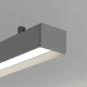 Klus Giza-ll-zmg - ledprofiel - 3,12 x 2,16 cm - geanodiseerd zilver