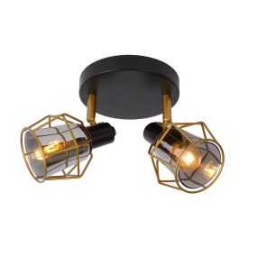 Lucide Nila - opbouwspot - 15 x 20 x 16 cm - zwart