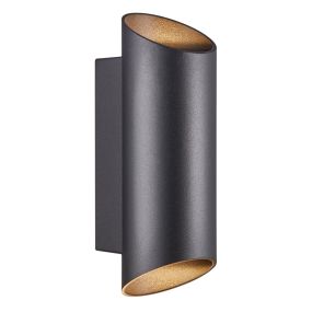 Nordlux Nico - buiten wandlamp - 9,5 x 7,7 x 23,5 cm - IP54 - zwart