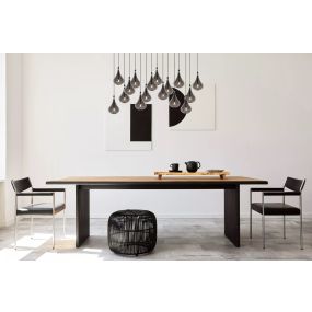 Lucide Tears - hanglamp - 102 x 23 x 154 cm - gerookt