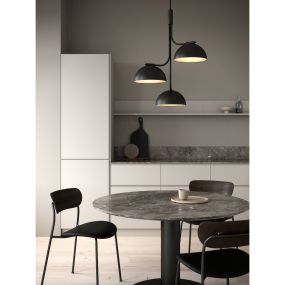 Design for the People Tullio - hanglamp - Ø 60 x 382 cm - zwart