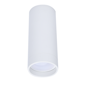 Lutec Stag - opbouwspot - slimme verlichting - Lutec Connect - Ø 5,4 x 13 cm - 4,7W LED incl. - dimfunctie en instelbare lichtkleur via app -  wit