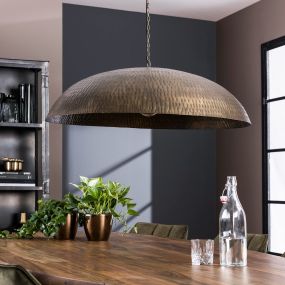 Vico Dish - hanglamp - Ø 90 x 150 cm - brons
