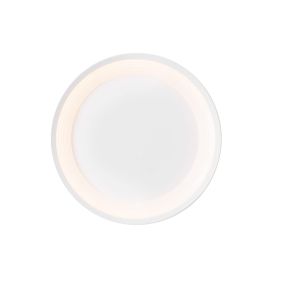 Maxlight Tornado - plafondlamp - Ø 29 x 6,5 cm - 10W LED incl. - wit