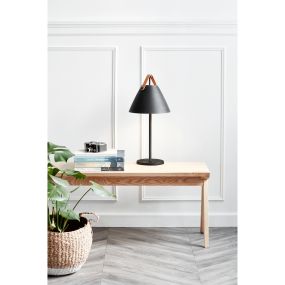 Design for the People Strap - tafellamp - Ø 25 x 55 cm - zwart