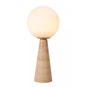 Lucide Evin - tafellamp - Ø 20 x 45,5 cm - taupe