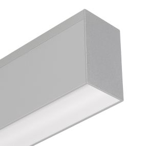 Lichtkoning Slim Line - plafondverlichting - 58 x 5,5 x 3,3 cm - 11W LED incl. - alu