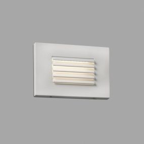 Faro Spark - inbouw wandverlichting - 10,5 x 7,5 cm - 5W LED incl. - IP65 - mat wit