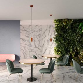 Creative Cables Tube - hanglamp 1L - Ø 6 x 190 cm - geborsteld koper