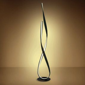 ONE Light Ribbon - staanlamp - 140 cm - 29W LED incl. - zwart